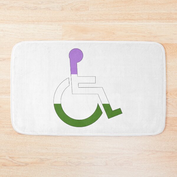 Item preview, Disabled Genderqueer Pride designed and sold by NatLeBrunDesign.