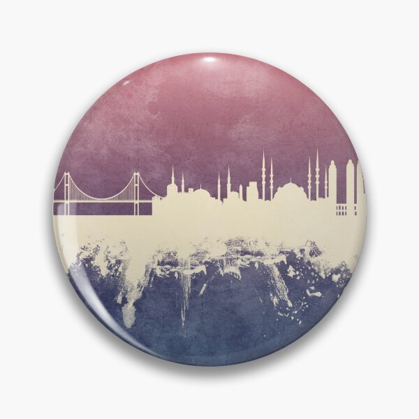 Artikelvorschau, Istanbul Turkey Skyline entworfen und verkauft von ArtPrints.