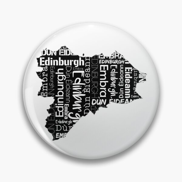 Item preview, Edinburgh City Map With Text designed and sold by MacPean.