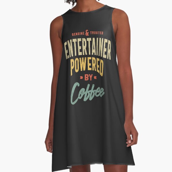 Entertainer Job Title Men Women Gift A-Line Dress