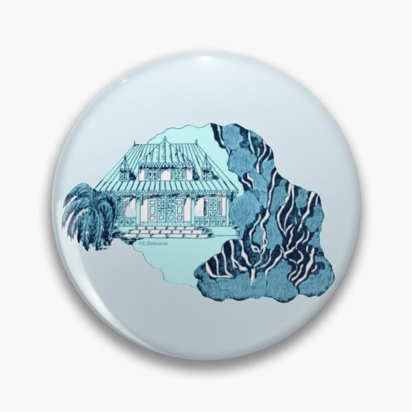 Item preview, Reunion Island. Color background designed and sold by Catherine Debusne.
