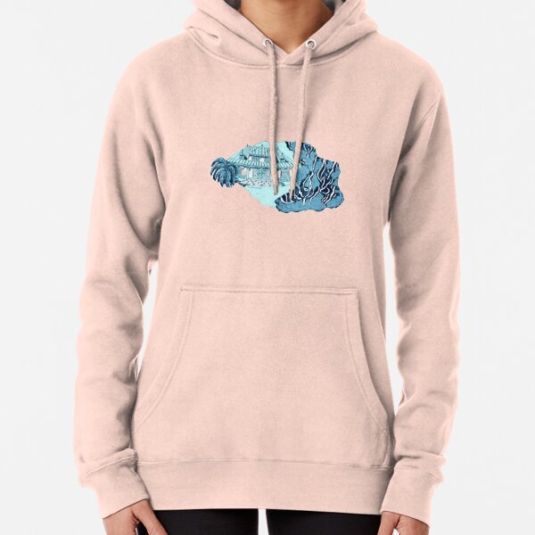 Reunion Island. Color background Pullover Hoodie