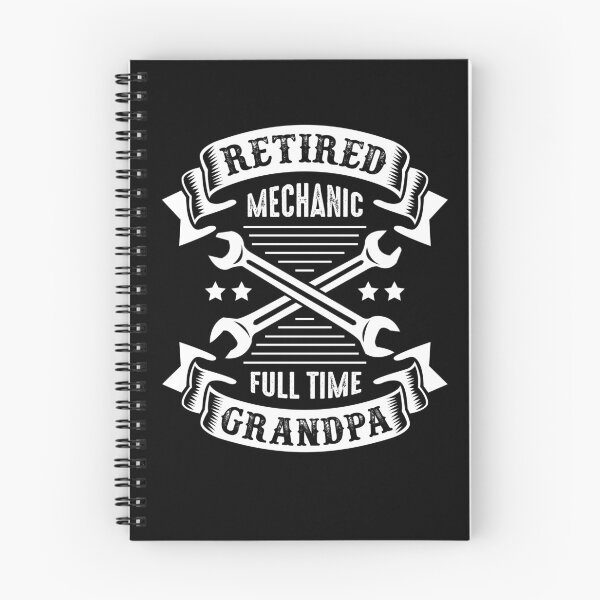 Item preview, VINTAGE RETIRED MECHANIC FULL TIME OLD GRANDPA FUNNY Tshirt designed and sold by azamaniacox.