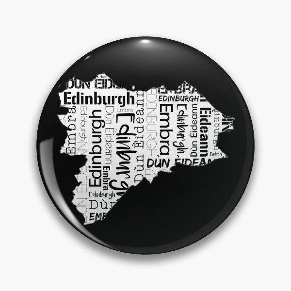 Item preview, Edinburgh City Map With Text designed and sold by MacPean.