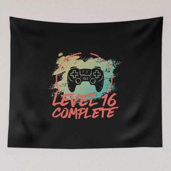 Item preview, Level 16 Complete Vintage Shirt 16th Wedding Anniversary Tee designed and sold by Orange Pieces.