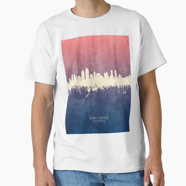 Item preview, San Diego California Skyline designed and sold by ArtPrints.