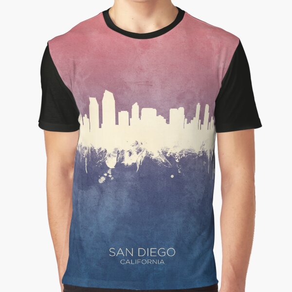 Item preview, San Diego California Skyline designed and sold by ArtPrints.