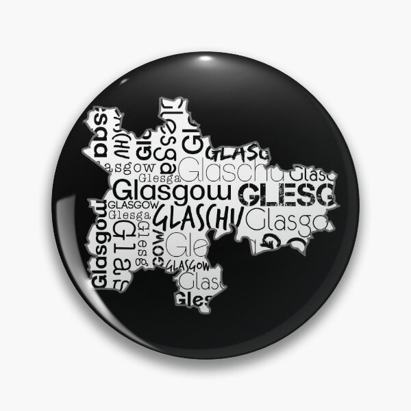 Item preview, Glasgow City Map With Text designed and sold by MacPean.