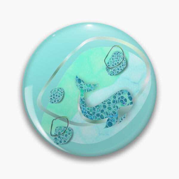 Item preview, WHALE ON MARBLE OCEAN 286. designed and sold by sana90.