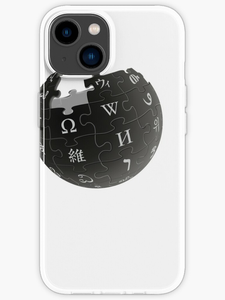 Wikipedia Reverse Logo iPhone Case by Robin