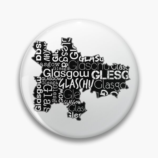 Item preview, Glasgow City Map With Text designed and sold by MacPean.