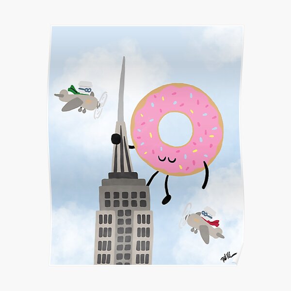 Attack of the Giant Donut! Poster