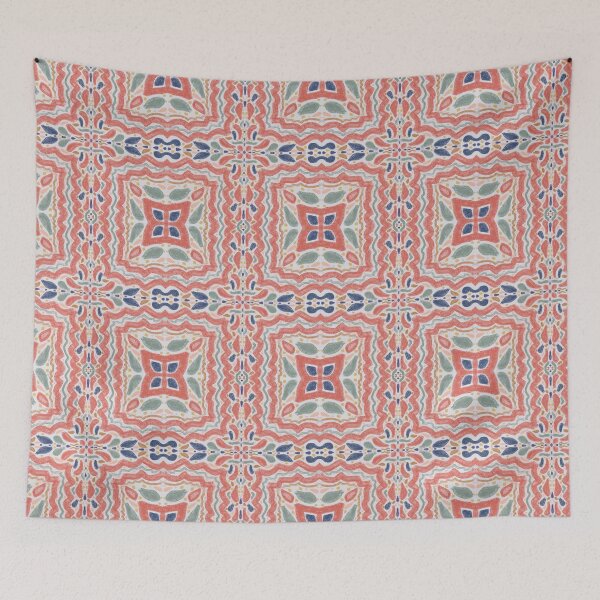Artikelvorschau, Boho Earth Tones Mosaikfliesen Muster entworfen und verkauft von Lozzie Eliza Designs.