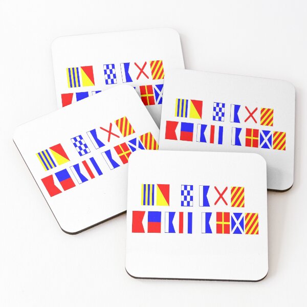 Item preview, Go Navy, Beat Army in Signal Flags designed and sold by Nikki SpaceStuffPlus.