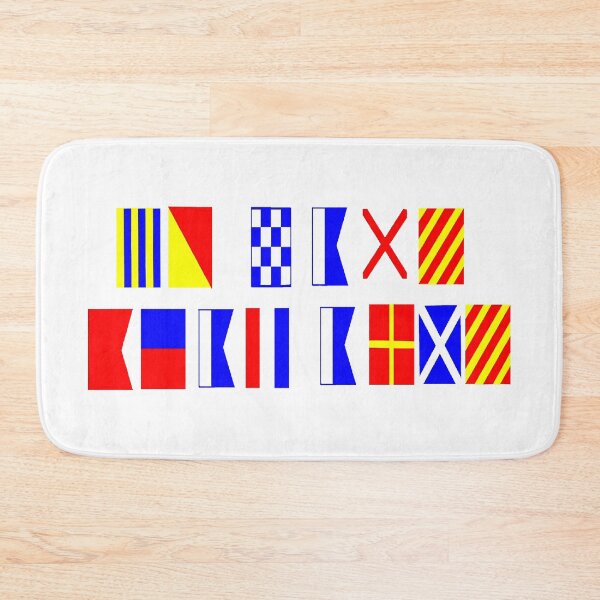Item preview, Go Navy, Beat Army in Signal Flags designed and sold by Nikki SpaceStuffPlus.