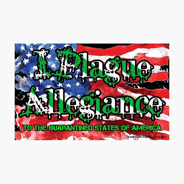 I Plague Allegiance Photographic Print