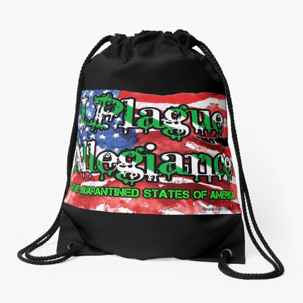 I Plague Allegiance Drawstring Bag