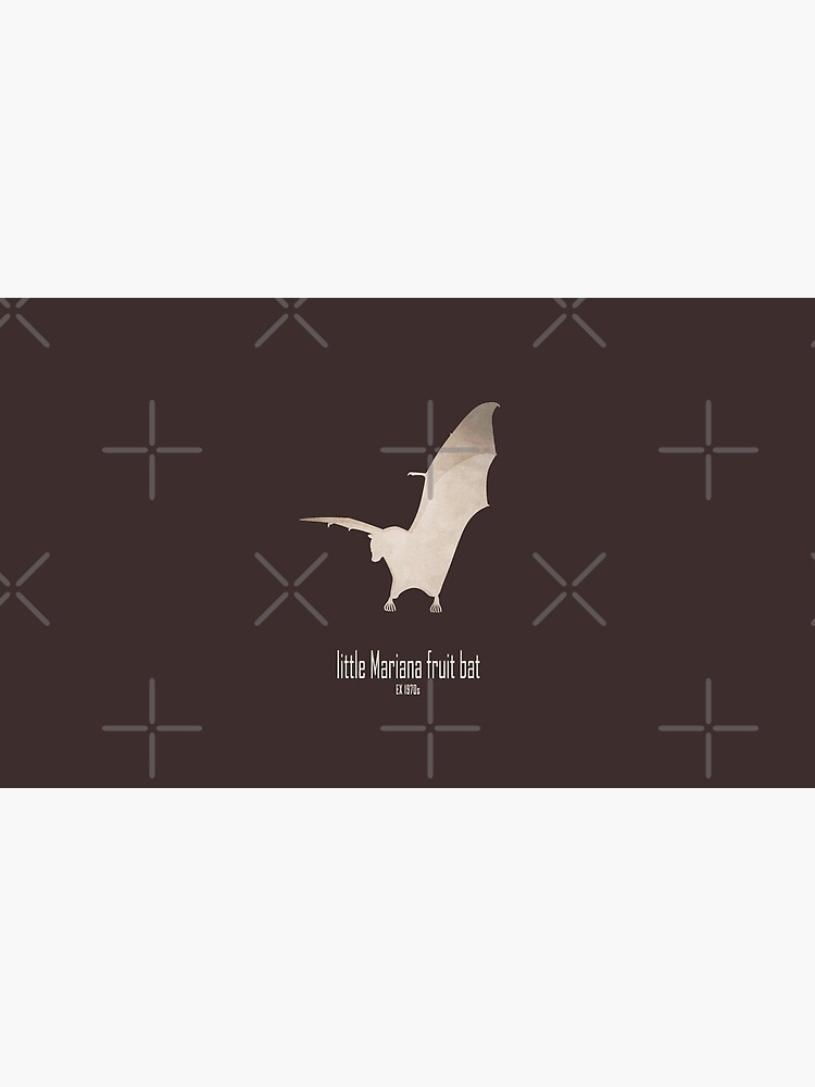 Thumbnail 6 of 6, Coffee Mug, Little Mariana fruit bat - Endangered and extinct species (dark background) designed and sold by 12images.
