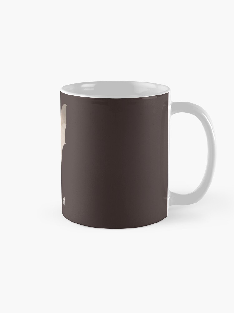 Thumbnail 5 of 6, Coffee Mug, Little Mariana fruit bat - Endangered and extinct species (dark background) designed and sold by 12images.