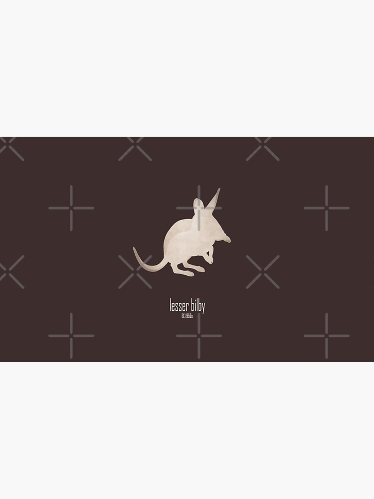 Thumbnail 6 of 6, Coffee Mug, Lesser bilby - Endangered and extinct species (dark background) designed and sold by 12images.