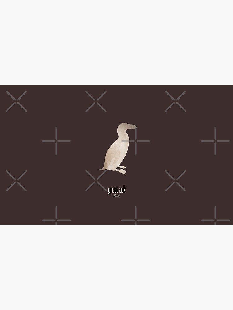 Thumbnail 6 of 6, Coffee Mug, Great auk - Endangered and extinct species (dark background) designed and sold by 12images.