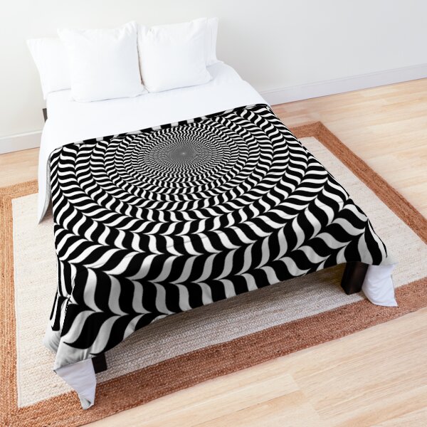 Psychedelic Hypnotic Visual Illusion Comforter