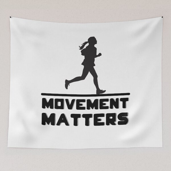 Item preview, El movimiento importa, así que corre designed and sold by NerdySherds.