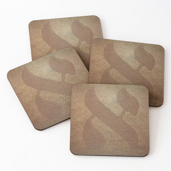 Item preview, Hebrew Letter Aleph Typographic Art designed and sold by Amber Dove Studio.