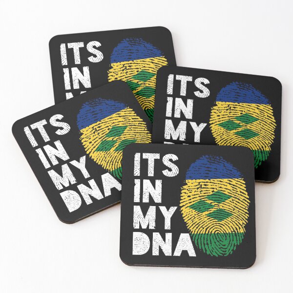 Item preview, Its In My DNA Saint Vincent and the Grenadines Flag Fingerprint designed and sold by d247.