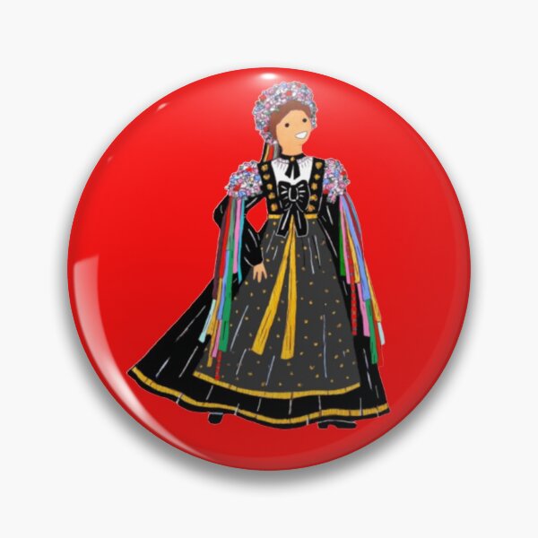 Item preview, Bride costume, ALSACE, France. Color background designed and sold by Catherine Debusne.