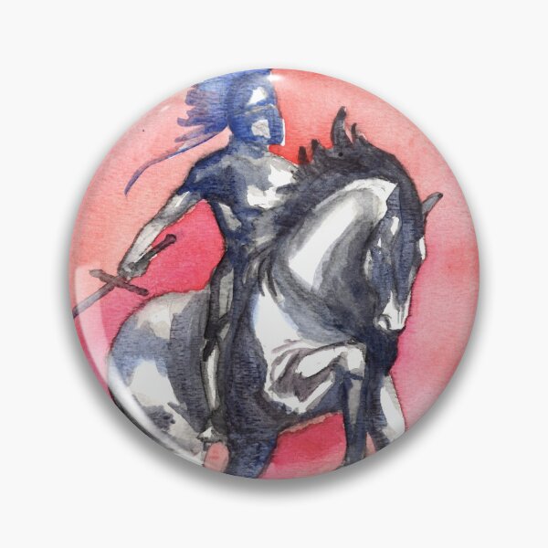 Item preview, Bold Hero in Watercolor designed and sold by The Raven's Landing.