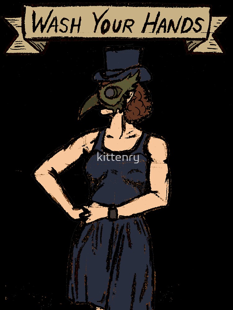 Thumbnail 7 of 7, Oversized T-Shirt, Wash Your Hands designed and sold by kittenry.