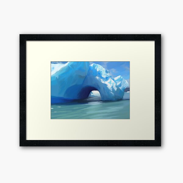 Antarctic Iceberg Framed Art Print