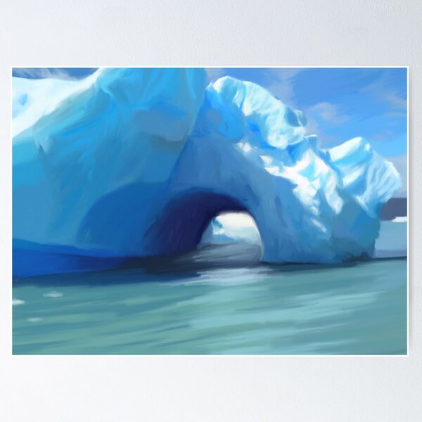 Antarctic Iceberg Poster