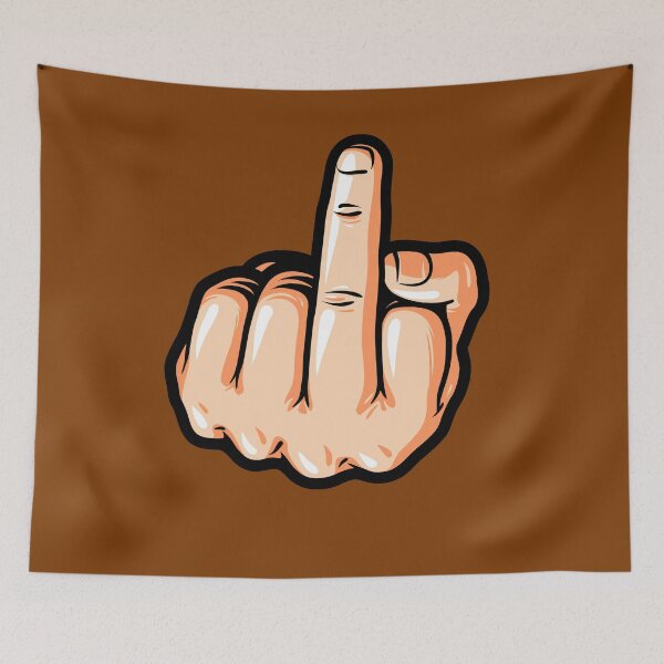 Item preview, Rude Middle Finger designed and sold by talkitoff.