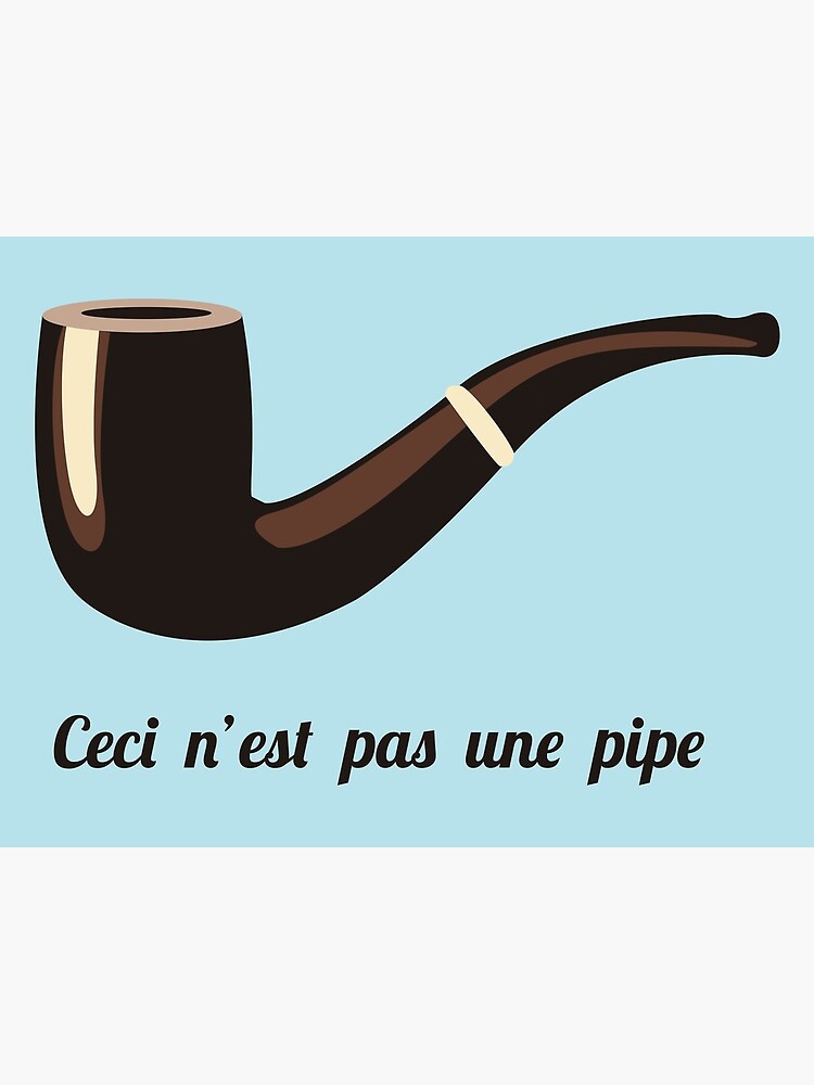 "This is not a pipe" Framed Art Print for Sale by silvrock Redbubble