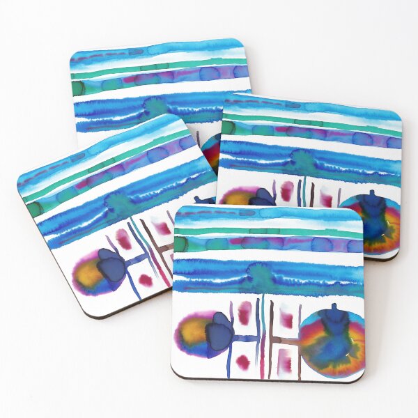 Item preview, abstract watercolors 5 designed and sold by AnnaBaldon.