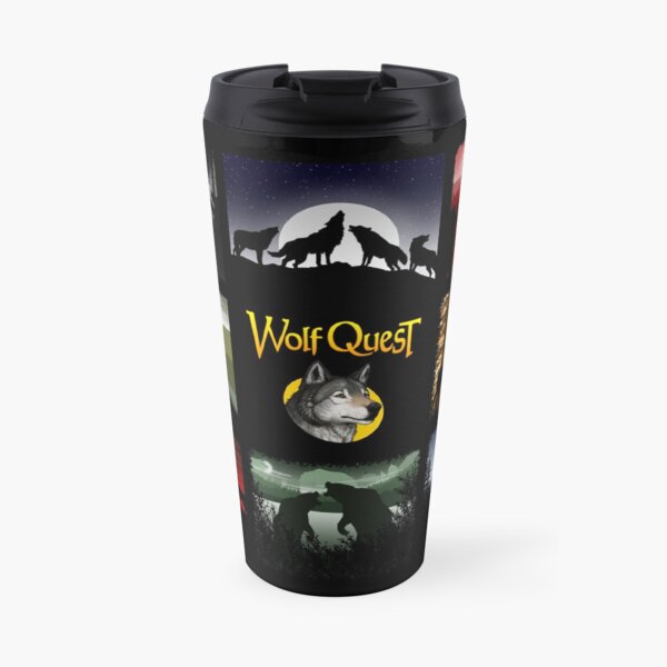 Mosaic of WolfQuest Dreams Travel Mug
