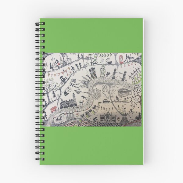 Item preview, London illustarted map designed and sold by sanyijudit.