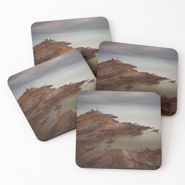 Item preview, Calm seas at Mumbles lighthouse designed and sold by Leighton Collins.
