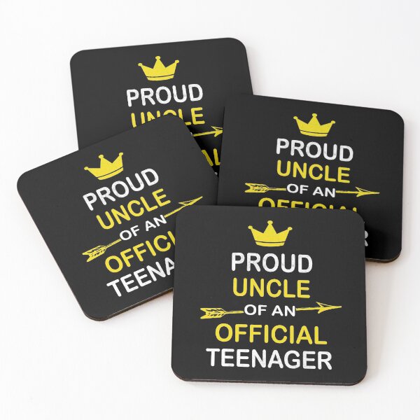Item preview, Proud Uncle Of An Official Teenager, 13th B-Day Party print designed and sold by Grabitees.
