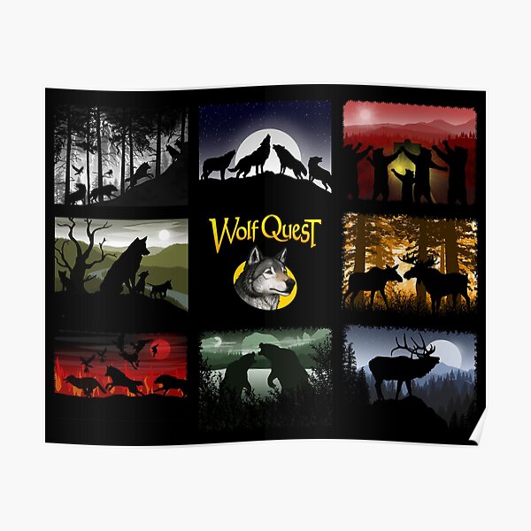 Mosaic of WolfQuest Dreams Poster