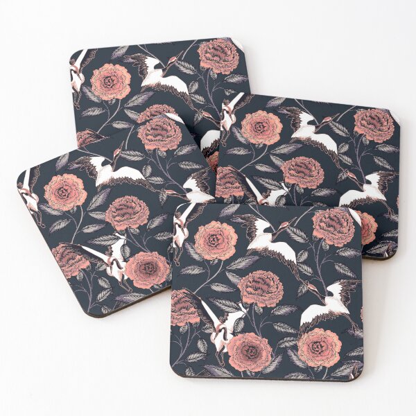 Item preview, Roses and cranes designed and sold by JuliaBadeeva.