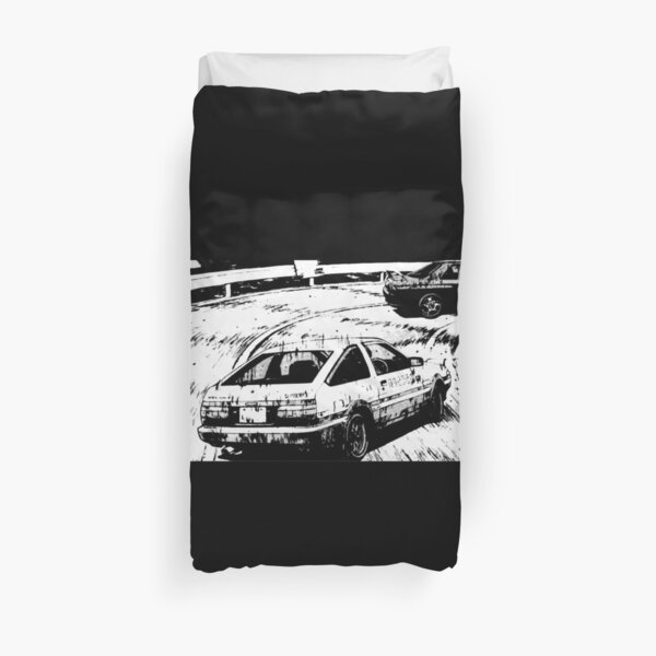 Initial D Drifting scene Duvet Cover