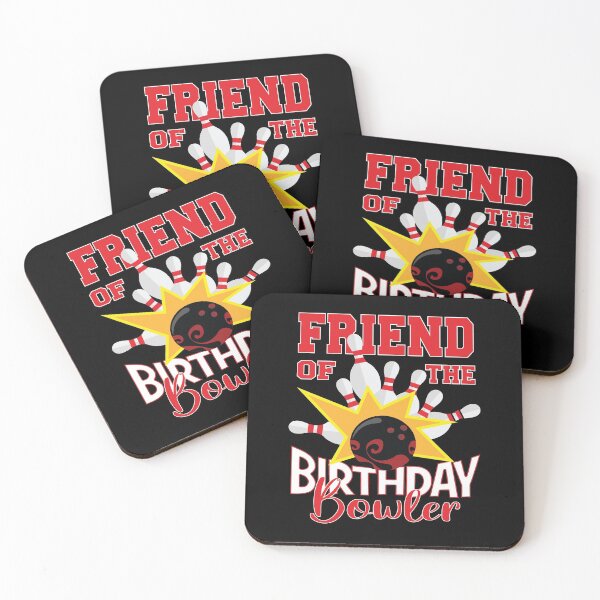 Item preview, Friend Of The Birthday Bowler Kid Bowling Party design designed and sold by Grabitees.