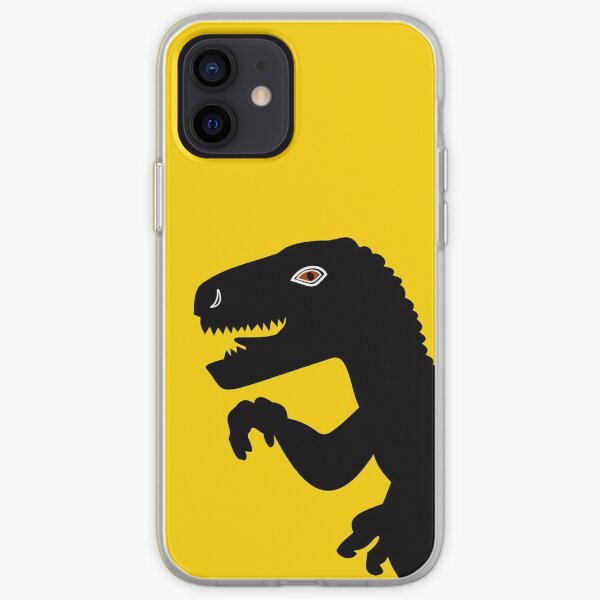 Velociraptor Dinosaur Pop Art iPhone Soft Case