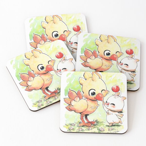 Item preview, Chocobo Mog final fantasy kawaii designed and sold by Libou.