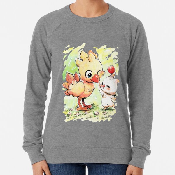 Chocobo Mog final fantasy Sweatshirt léger