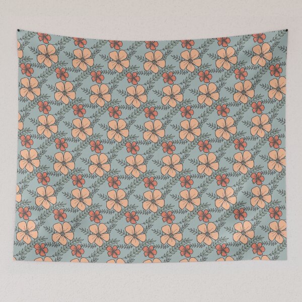 Item preview, Peach Florals designed and sold by Nancy Scotch.