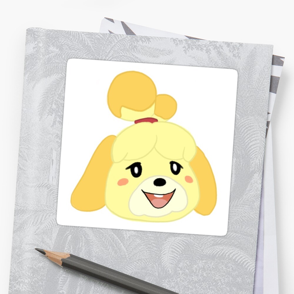 " Animal Crossing Isabelle New Horizons " Sticker by laurynl0 | Redbubble